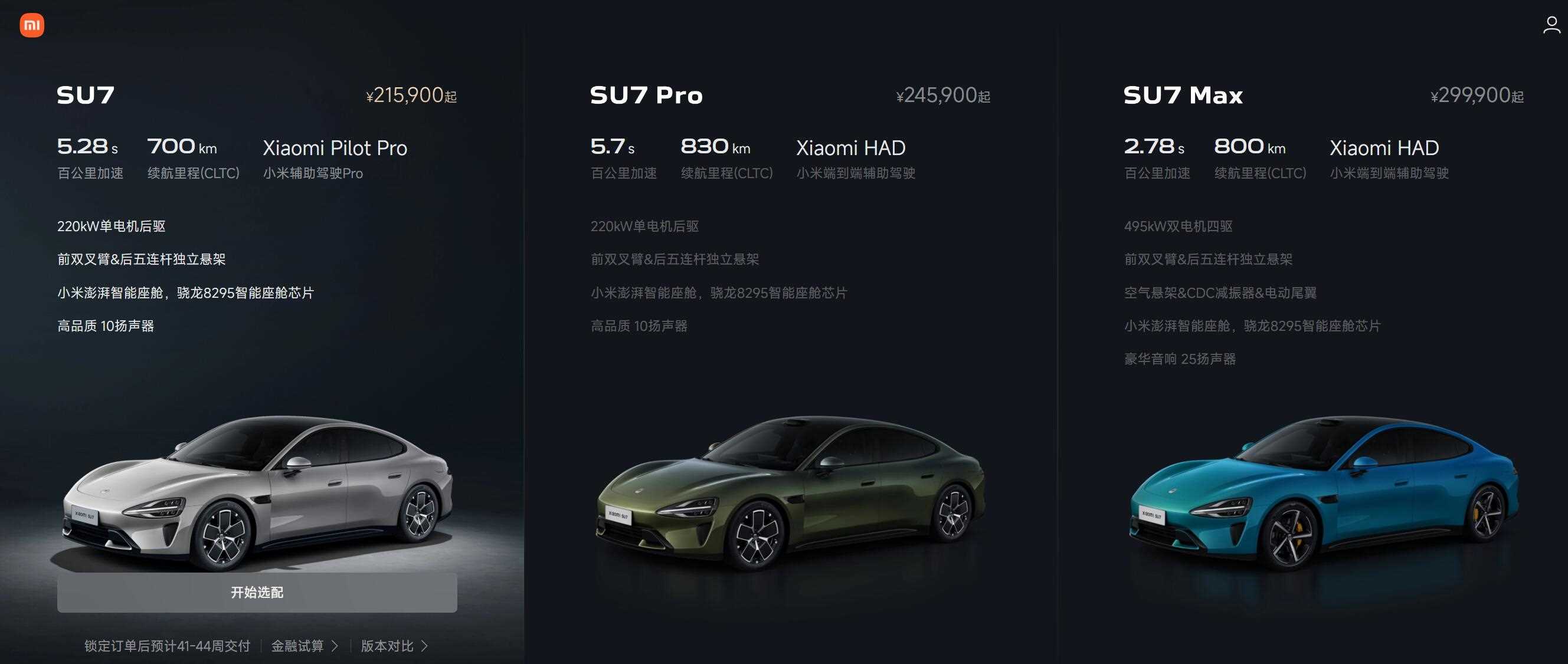 小米汽车5月交付量超过2.8万台