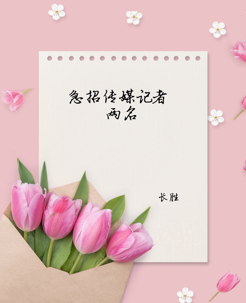 紧急招聘两名传媒记者！有意者在帖应聘！马上任命！