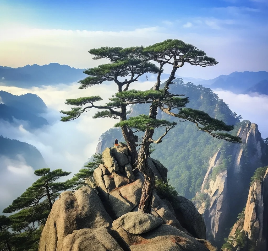 黄山四绝